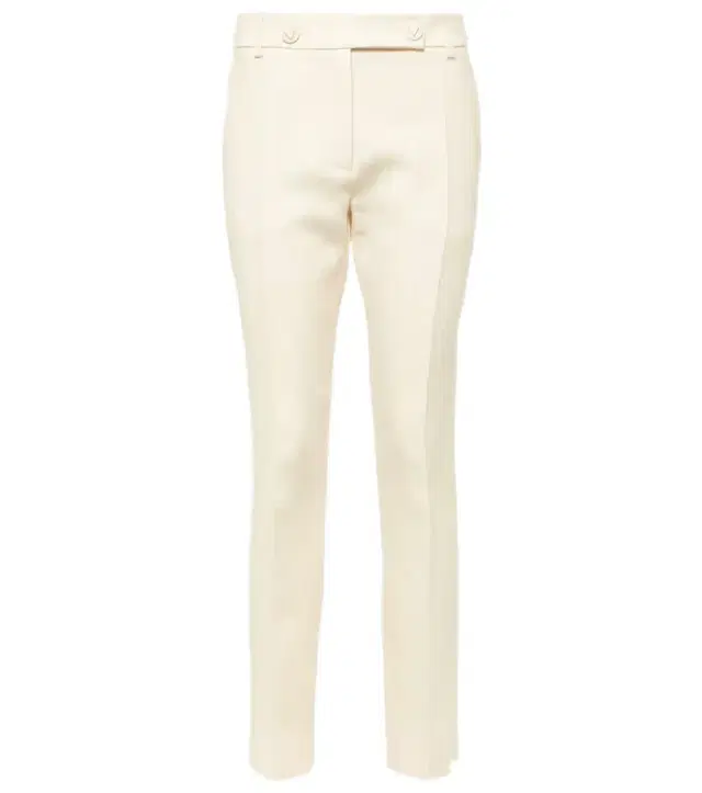 Valentino Crêpe Couture mid-rise straight pants