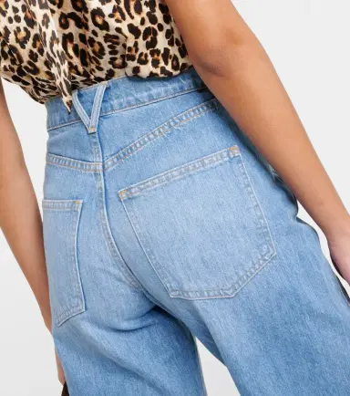 Veronica Beard Taylor high-rise wide-leg jeans | Thumbnail 4