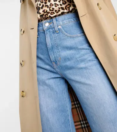 Veronica Beard Taylor high-rise wide-leg jeans | Thumbnail 5