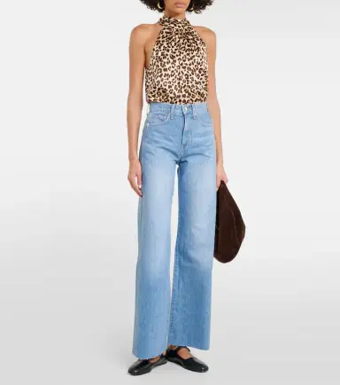 Veronica Beard Taylor high-rise wide-leg jeans | Thumbnail 7
