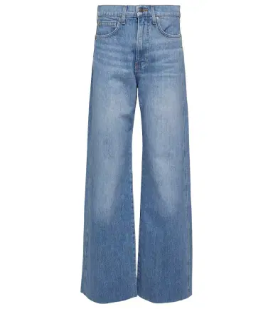 Veronica Beard Taylor high-rise wide-leg jeans | Thumbnail 1