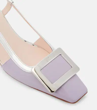Roger Vivier Belle Vivier leather slingback pumps | Thumbnail 4 Roger Vivier Belle Vivier leather slingback pumps | Thumbnail 4