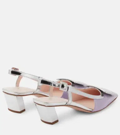 Roger Vivier Belle Vivier leather slingback pumps | Thumbnail 5 Roger Vivier Belle Vivier leather slingback pumps | Thumbnail 5