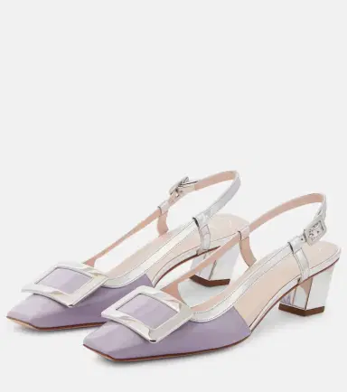 Roger Vivier Belle Vivier leather slingback pumps | Thumbnail 6 Roger Vivier Belle Vivier leather slingback pumps | Thumbnail 6