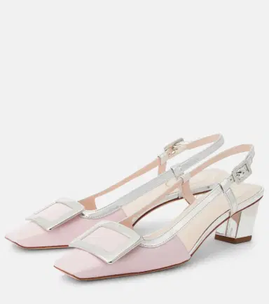 Roger Vivier Belle Vivier patent leather slingback pumps | Thumbnail 2 Roger Vivier Belle Vivier patent leather slingback pumps | Thumbnail 2