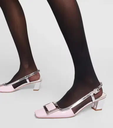 Roger Vivier Belle Vivier patent leather slingback pumps | Thumbnail 6 Roger Vivier Belle Vivier patent leather slingback pumps | Thumbnail 6