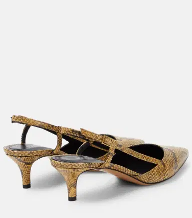 Isabel Marant Pilia leather slingback pumps | Thumbnail 4