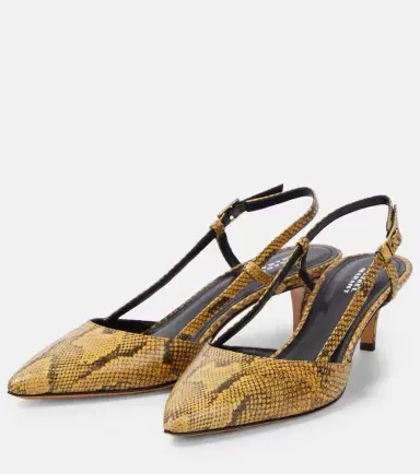 Isabel Marant Pilia leather slingback pumps | Thumbnail 5