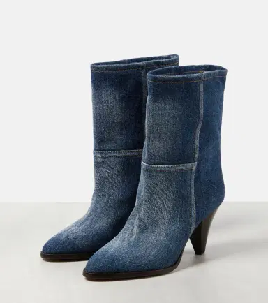 Isabel Marant Rouxa denim ankle boots | Thumbnail 5
