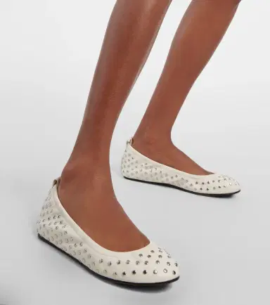 Isabel Marant Belna leather ballet flats | Thumbnail 3