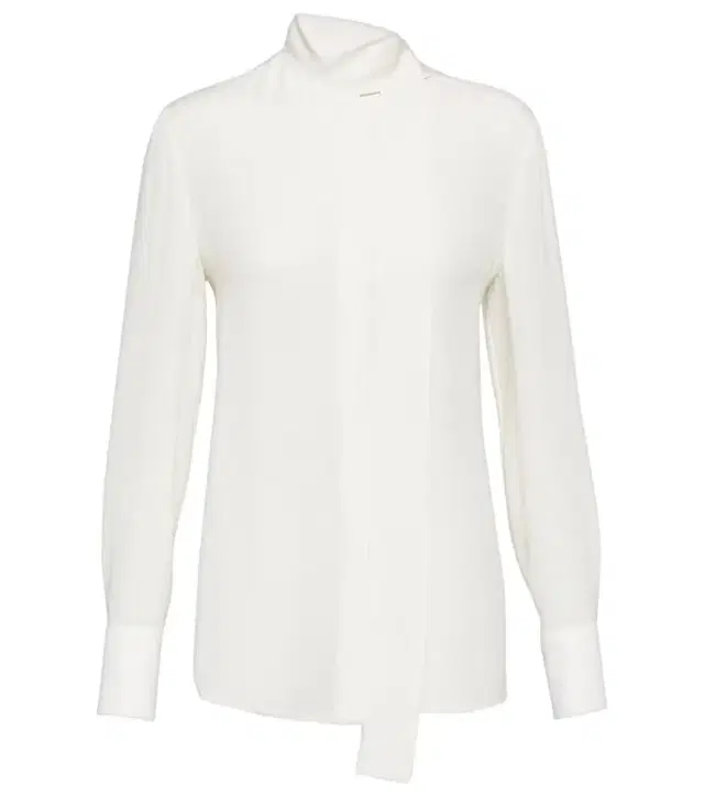 Valentino Bow-tie neck silk georgette blouse