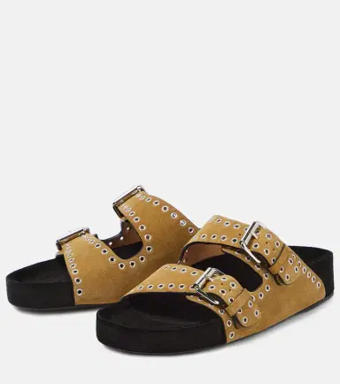 Isabel Marant Lennyo studded suede sandals | Thumbnail 4 Isabel Marant Lennyo studded suede sandals | Thumbnail 4