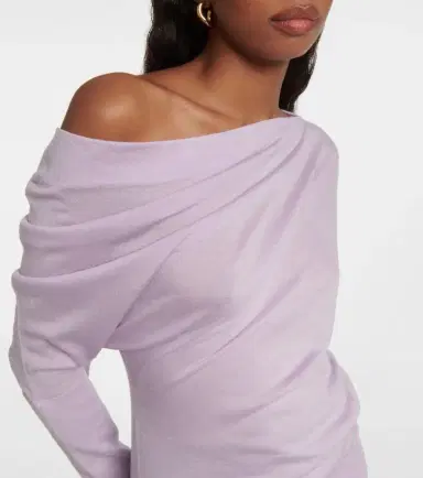Tom Ford Off-shoulder cashmere and silk sweater | Thumbnail 2