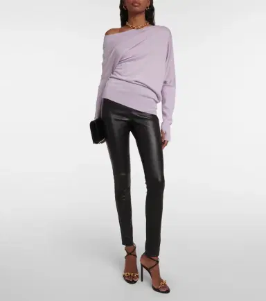 Tom Ford Off-shoulder cashmere and silk sweater | Thumbnail 3