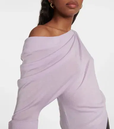 Tom Ford Off-shoulder cashmere and silk sweater | Thumbnail 5