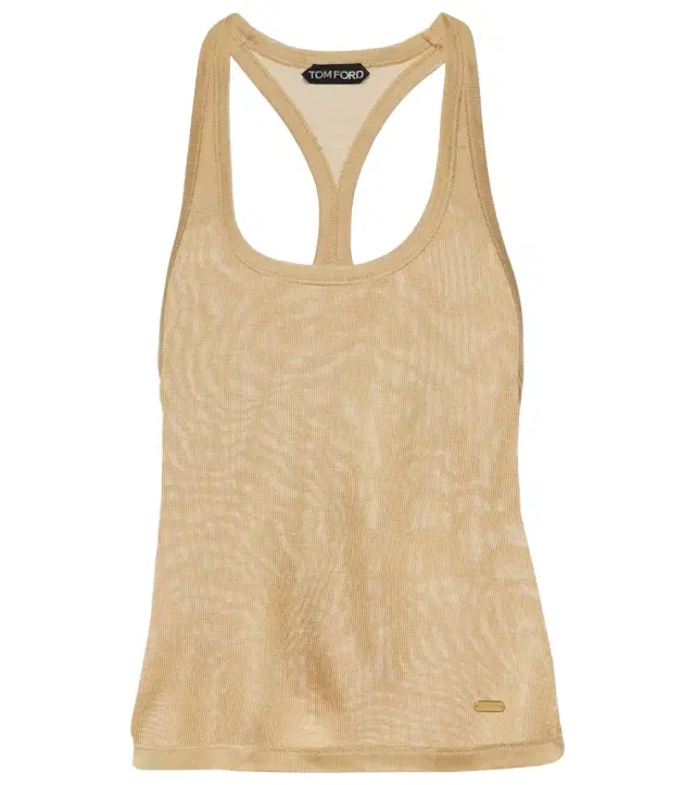 Tom Ford Micro-Rib silk jersey tank top