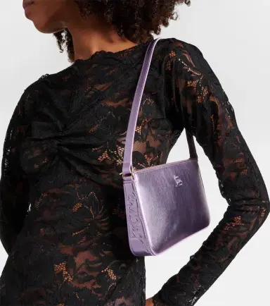 Christian Louboutin Loubila metallic leather shoulder bag | Thumbnail 5