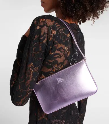 Christian Louboutin Loubila metallic leather shoulder bag | Thumbnail 7