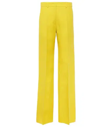 Valentino Crêpe Couture high-rise straight pants | Thumbnail 1 Valentino Crêpe Couture high-rise straight pants | Thumbnail 1