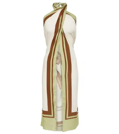 ADRIANA DEGREAS Arisaema halterneck top | Thumbnail 1