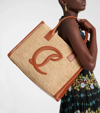 Christian Louboutin By My Side E/W Large raffia tote bag | Thumbnail 5