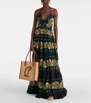 Christian Louboutin By My Side E/W Large raffia tote bag | Thumbnail 7
