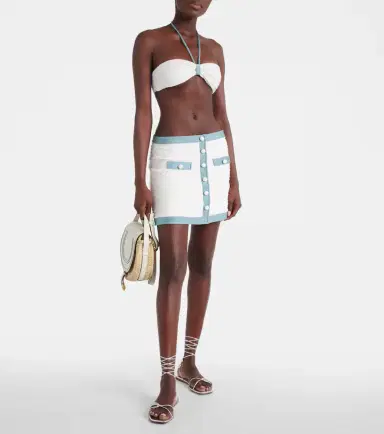ADRIANA DEGREAS Jacquard miniskirt | Thumbnail 3