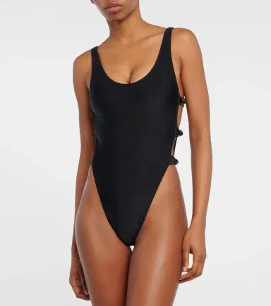 ADRIANA DEGREAS Deco cutout swimsuit | Thumbnail 3