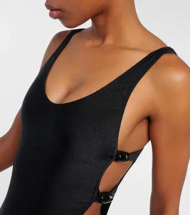 ADRIANA DEGREAS Deco cutout swimsuit | Thumbnail 4