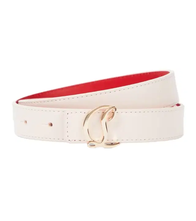 CL Logo leather belt