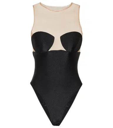 ADRIANA DEGREAS Hands tulle bodysuit | Thumbnail 1
