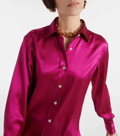 Tom Ford Silk satin shirt | Thumbnail 4 Tom Ford Silk satin shirt | Thumbnail 4