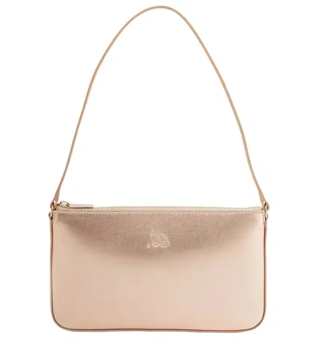 Christian Louboutin Loubila metallic leather shoulder bag