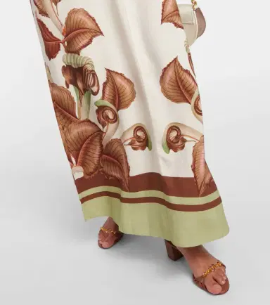 ADRIANA DEGREAS Arisaema printed maxi dress | Thumbnail 5
