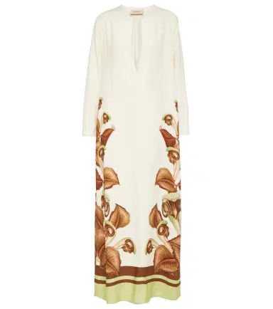 ADRIANA DEGREAS Arisaema printed maxi dress | Thumbnail 1