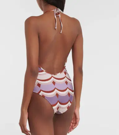 ADRIANA DEGREAS Vintage Waves printed swimsuit | Thumbnail 3