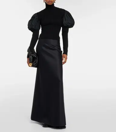 Max Mara Clavier cotton-blend jersey maxi skirt | Thumbnail 2