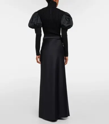 Max Mara Clavier cotton-blend jersey maxi skirt | Thumbnail 4