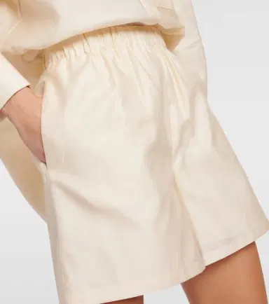 Max Mara Piadena high-rise cotton shorts | Thumbnail 3
