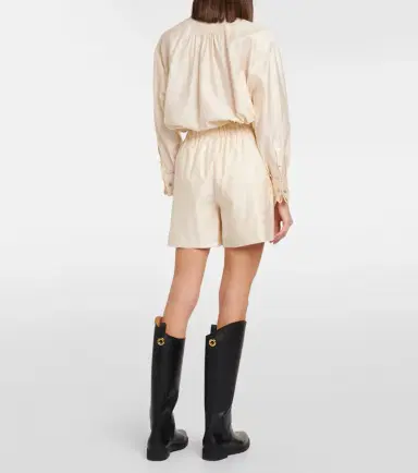 Max Mara Piadena high-rise cotton shorts | Thumbnail 4