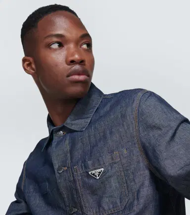 Prada Cotton and linen overshirt | Thumbnail 2