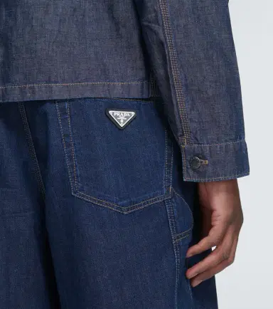 Prada Cotton and linen overshirt | Thumbnail 3