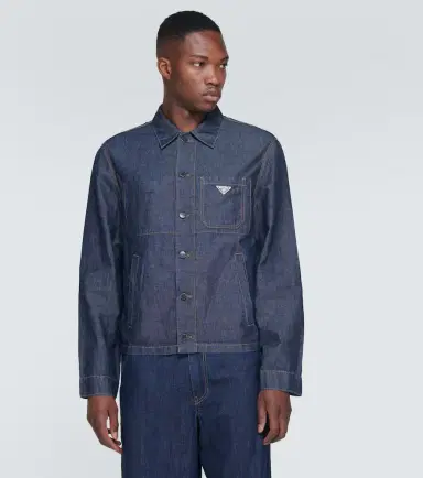 Prada Cotton and linen overshirt | Thumbnail 5