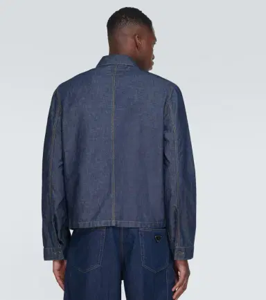 Prada Cotton and linen overshirt | Thumbnail 6