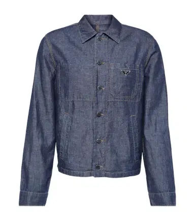 Prada Cotton and linen overshirt | Thumbnail 1