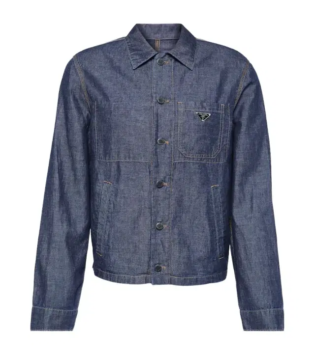 Cotton and linen overshirt