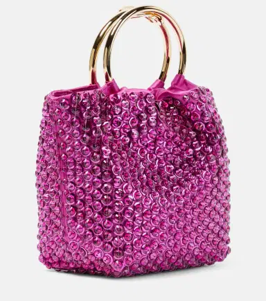Valentino Garavani Carry Secrets Small embellished bucket bag | Thumbnail 2