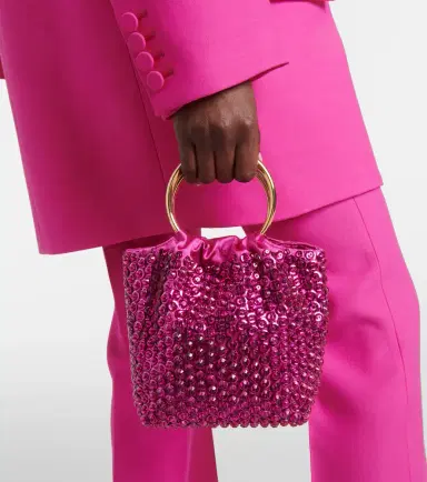 Valentino Garavani Carry Secrets Small embellished bucket bag | Thumbnail 7