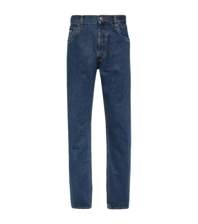 Low-rise straight jeans