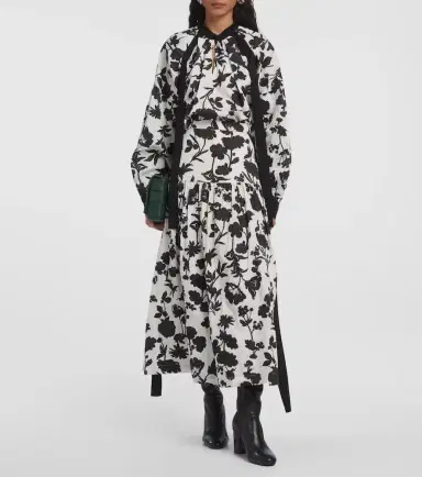 Max Mara Udente floral cotton maxi skirt | Thumbnail 2